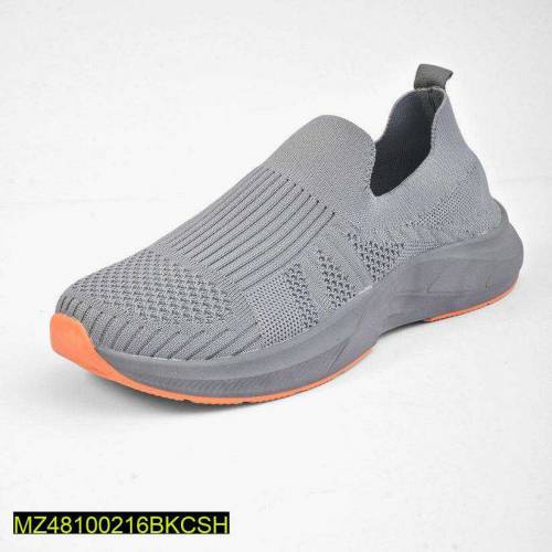 Black Camel Skecher Slip On Jogger Shoes Arhnem, Grey