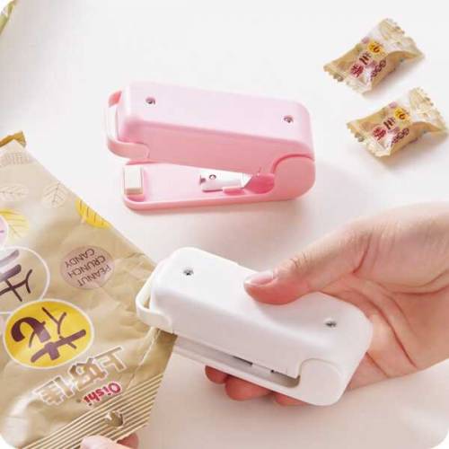 Portable Mini Sealer Home Heat Bag Plastic Food Snacks Bag Sealing Mac
