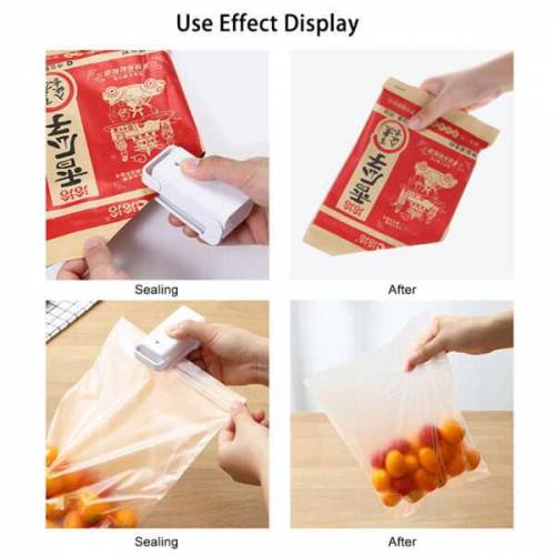 Portable Mini Sealer Home Heat Bag Plastic Food Snacks Bag Sealing Mac