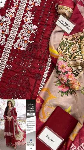 heavy embroidery 3pcs