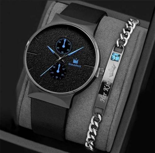 men 2 pecs watch set 