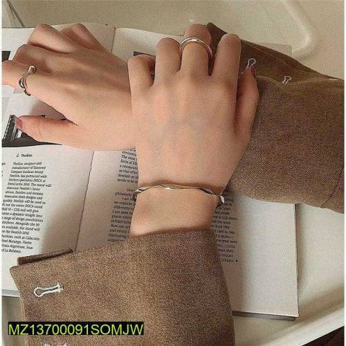 1x unisex adjustable metal bracelet