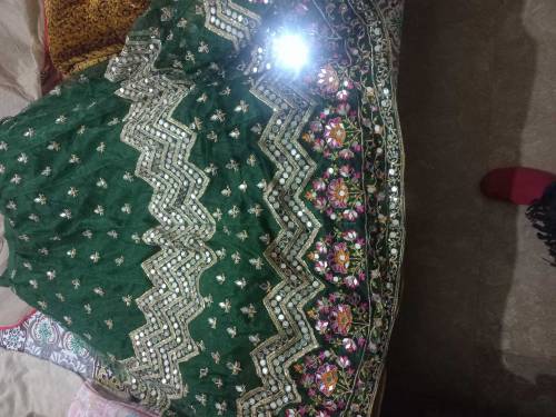 NET LEHNGA CHOLI PRET WEAR, 3PCS