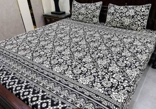3 Pcs Cotton Double beddsheets