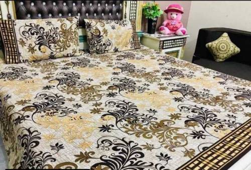 3 Pcs Cotton Double beddsheets