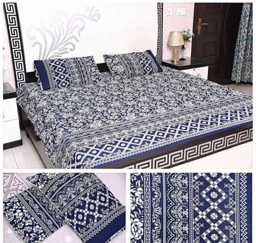 3 Pcs Cotton Double beddsheets