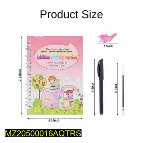 set of 4 magical learning book