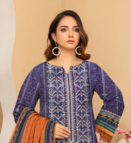 Mirha Lawn 3 Pieces Party Wear| Summer 24