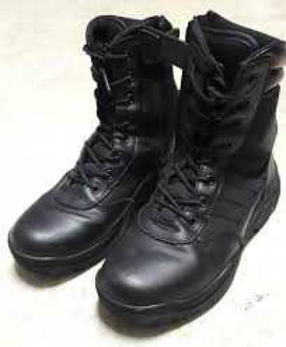 Comfortable Leather Long Ankle Shoes Army Boots
