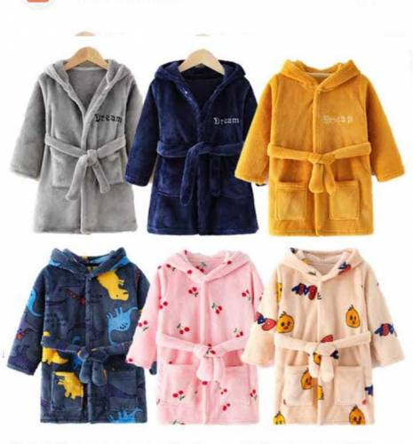 Kids Bathrobe's  6 To 14 yr Age For Unisex All Colors Available Good S