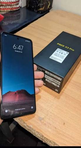 POCO X3 PRO 256GB BOX CHARGER ORIGINAL PHONE 