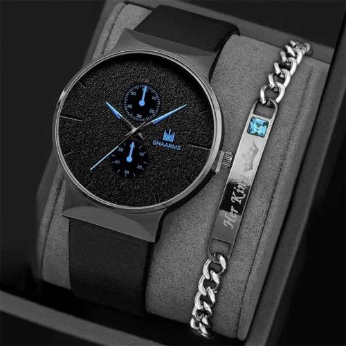 Fashion watch with free bracelet