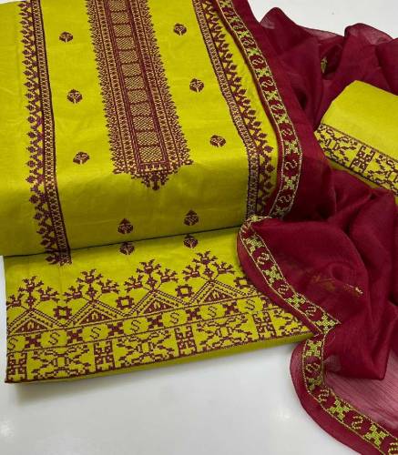 Cotton Embroided 3 Pc