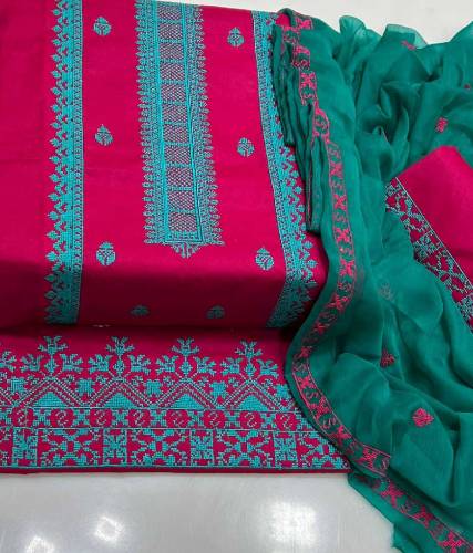 Cotton Embroided 3 Pc