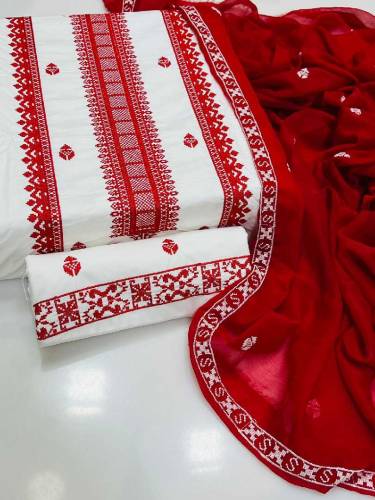 Cotton Embroided 3 Pc