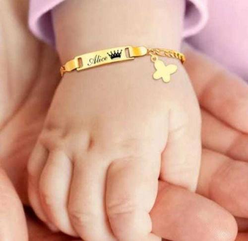 customized baby girl bracelet 🤩 customized your baby name