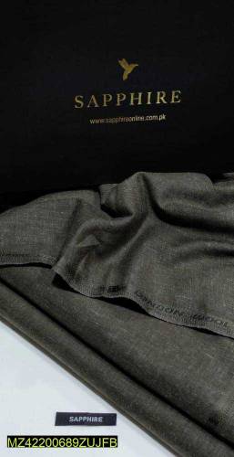 men's Unstitched Wool Plain Suit