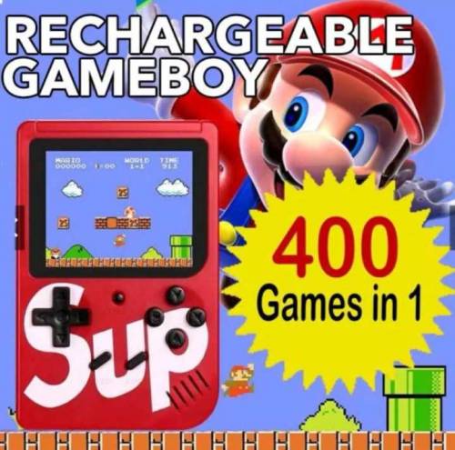 SUP Game Box 400 in 1 Mini Portable Game 3 Inches Large screen