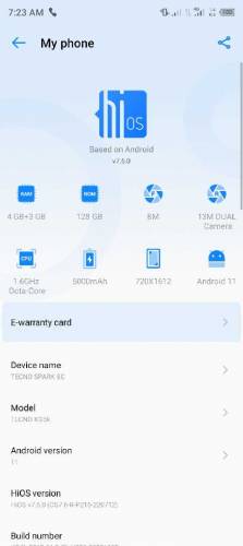Tecno Spark 8c