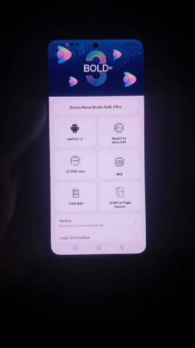 Dcode Bold 3 Pro 8GB RAM 128GB Storage PTA Approved 10/10 condition