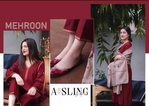 3 PCs Embroidered Unstitched Dhanak Suit Special Offer 