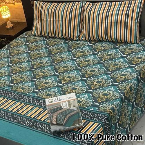 3pc Pure Cotton Bedsheet