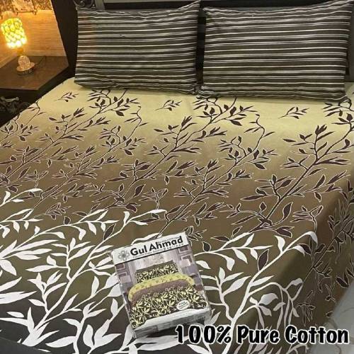 3pc Pure Cotton Bedsheet