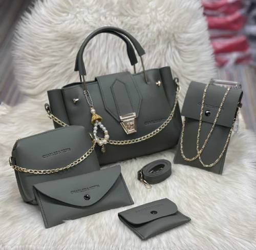 5 PC UK Brand Original Leather Purse