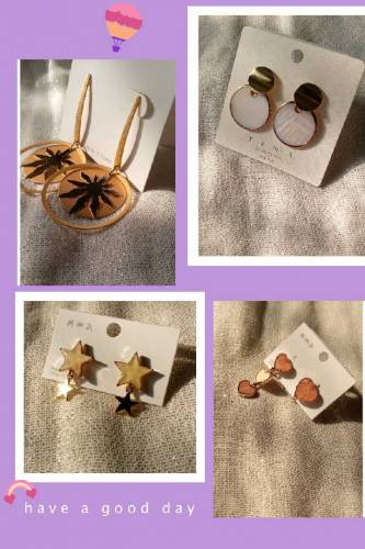 Earrings Korean designs 
