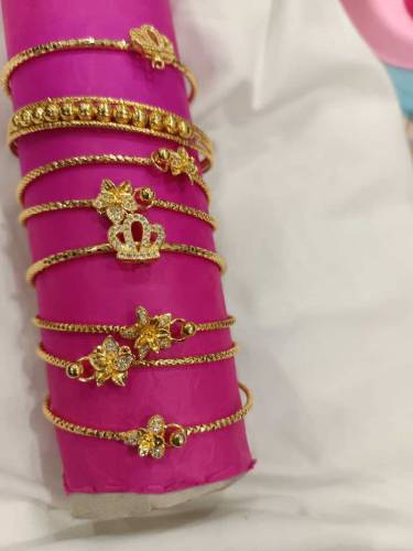 Gold plated bangals 