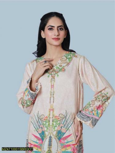 bareeq Lawn•  Shirt: Full Printed