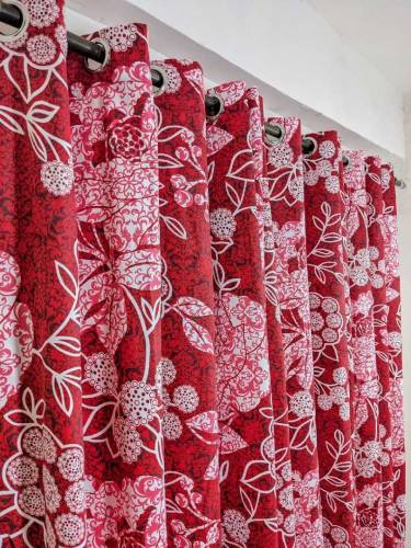EXPORT COTTON DUCK PRINTED CURTAINS