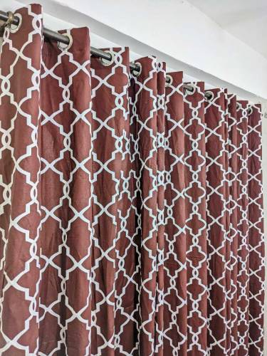 EXPORT COTTON DUCK PRINTED CURTAINS