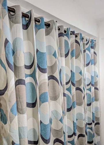 EXPORT COTTON DUCK PRINTED CURTAINS