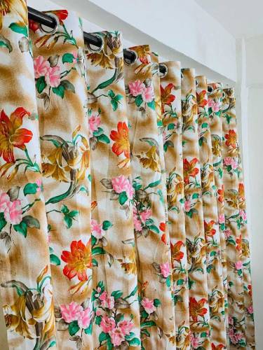 EXPORT COTTON DUCK PRINTED CURTAINS