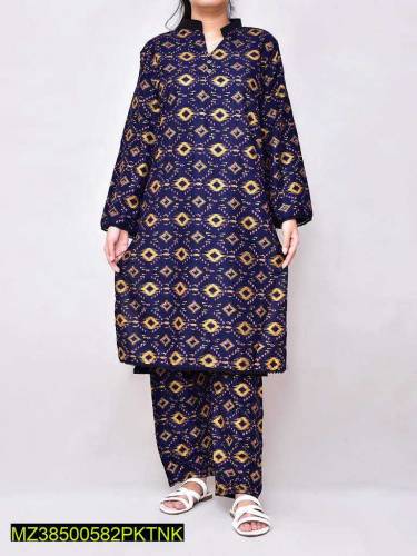 •  Fabric: Linen•  Shirt: Printed•  Trouser: Printed•  Standard Size• 