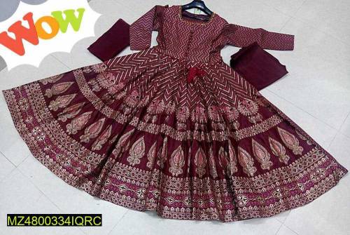 •  Fabric: Katan Silk•  Available Sizes: Small, Medium, Large•  Patter