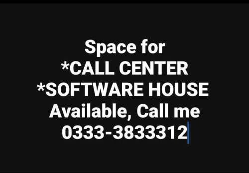 All kindz of Office ,Shop,Call center,Flat,Hall,for rent 0333-3833312آ