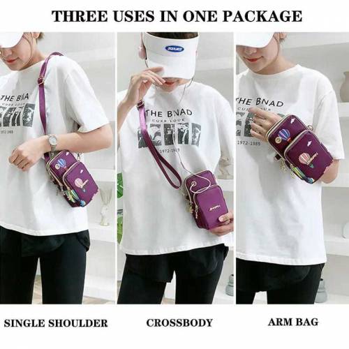 women fashion mobile phone crossbody shoulder bag small pouch wallet
