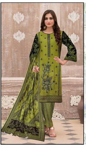 3pc suit |casual dresses |unstitched ladies suit| woman's lawn suit