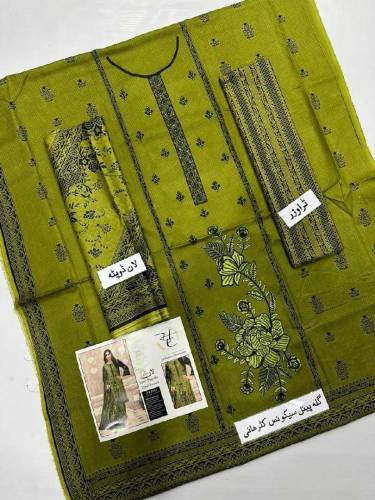 3pc suit |casual dresses |unstitched ladies suit| woman's lawn suit