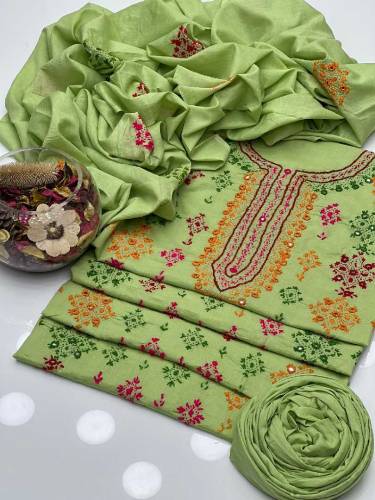 3pc soft Cotton Lawn Afghani Sheesha Gala dress