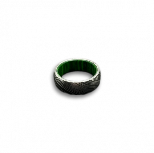 Handmade Damascus Ring - Ideal for Engagement, Wedding, or Everyday