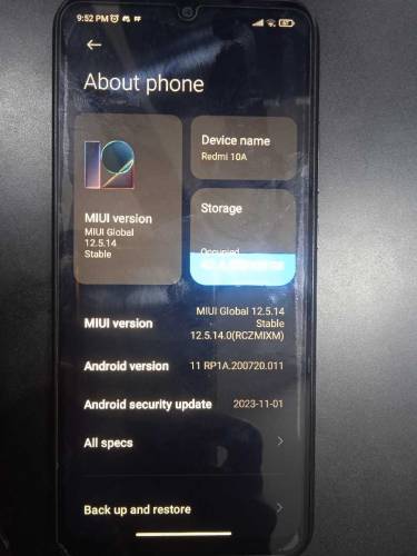 Xiaomi Redmi 10A
