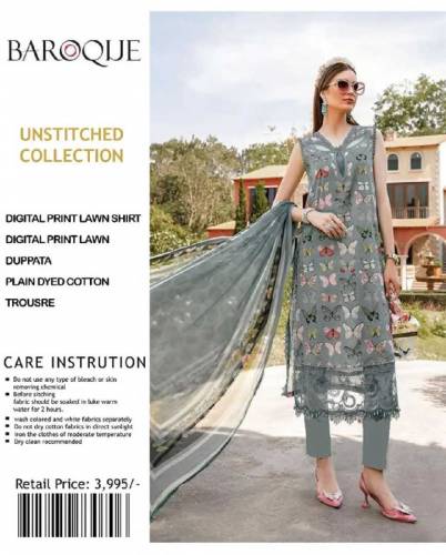 *MOST DEMANDING VOLUME**BARQUE**LAWN collection 2024**SHIRT FULL DIGIT
