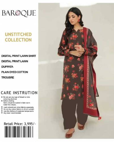 *MOST DEMANDING VOLUME**BARQUE**LAWN collection 2024**SHIRT FULL DIGIT