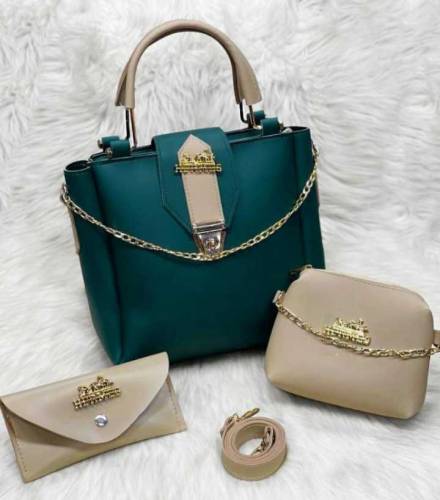 Women PU leather bags pack of 3