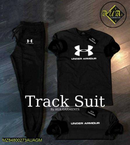 2 pcs men's Stitched Cotton jersey printed Track suit