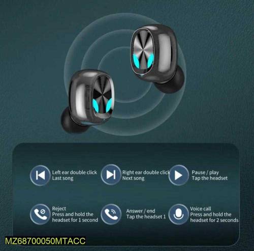 x8 wireless headset, black 