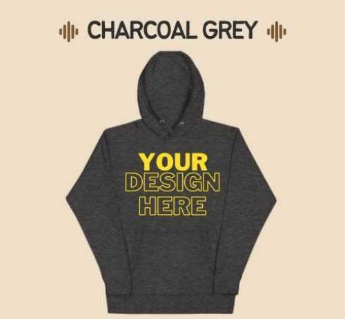 Customized print on demand hoodies in 6 colors
